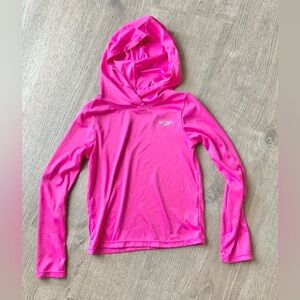 Speedo LS Hooded Swim Top Rashguard or Coverup Girls XS
